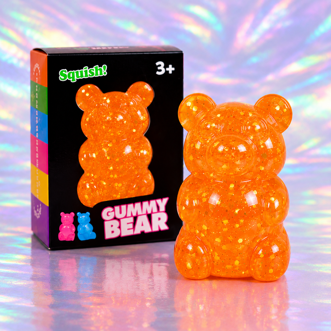 Orange Gummy Bear Squishy