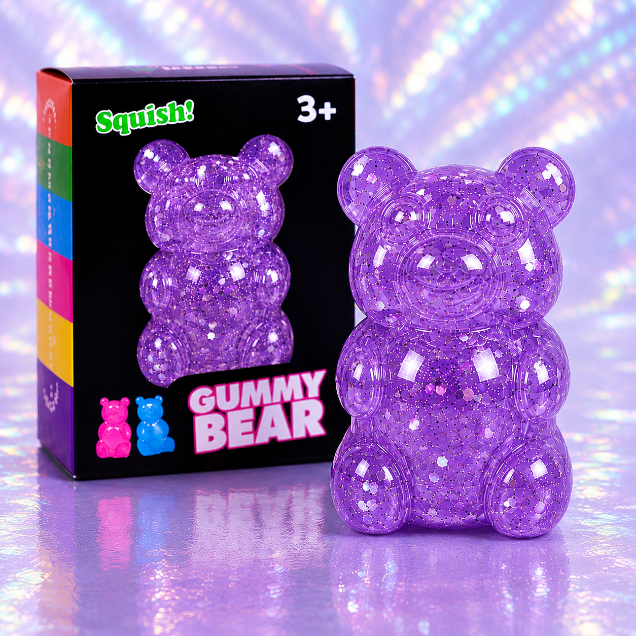 Purple Gummy Bear Squishy